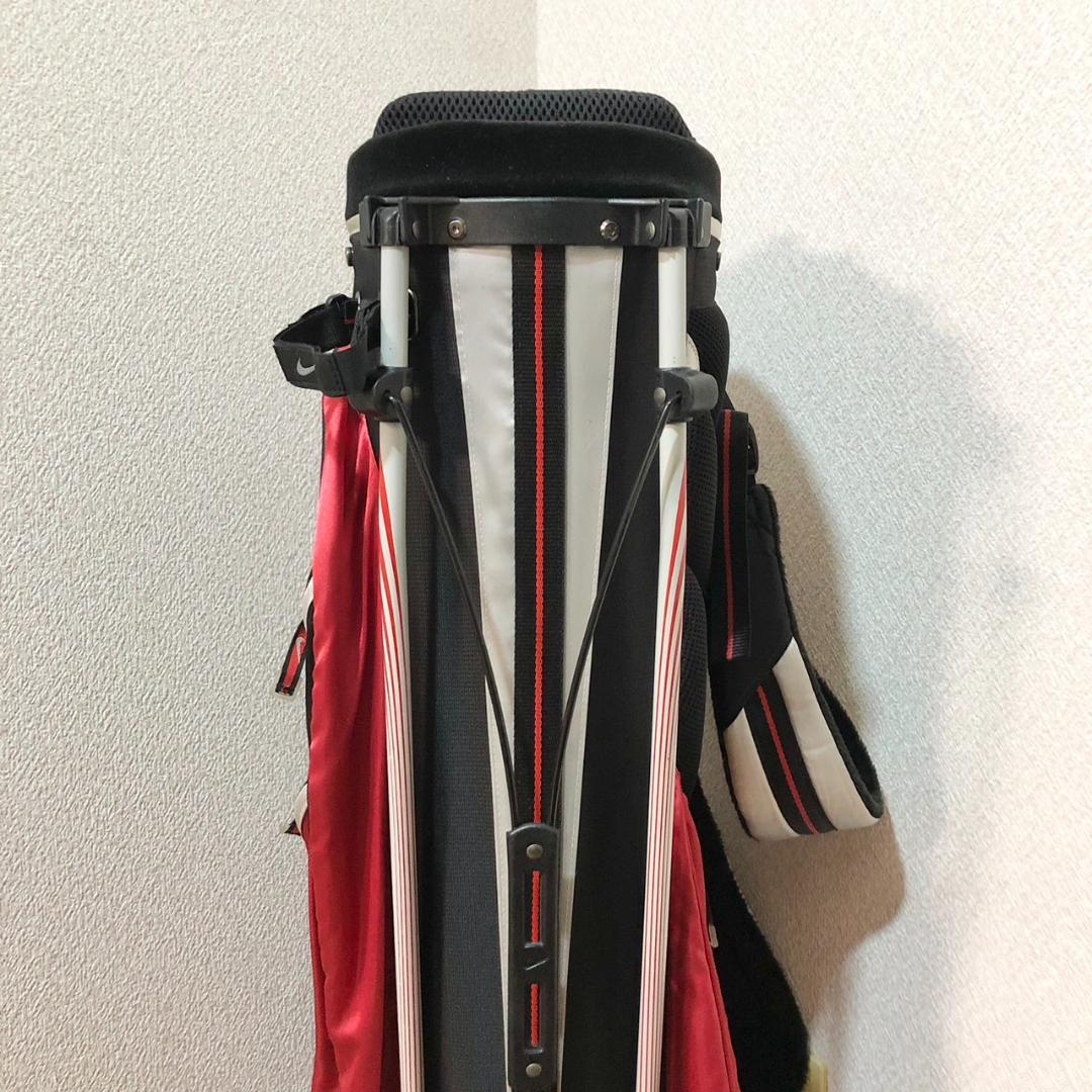 【希少】 NIKE ナイキ ゴルフ キャディバッグ スタンド型 6分割 レッド