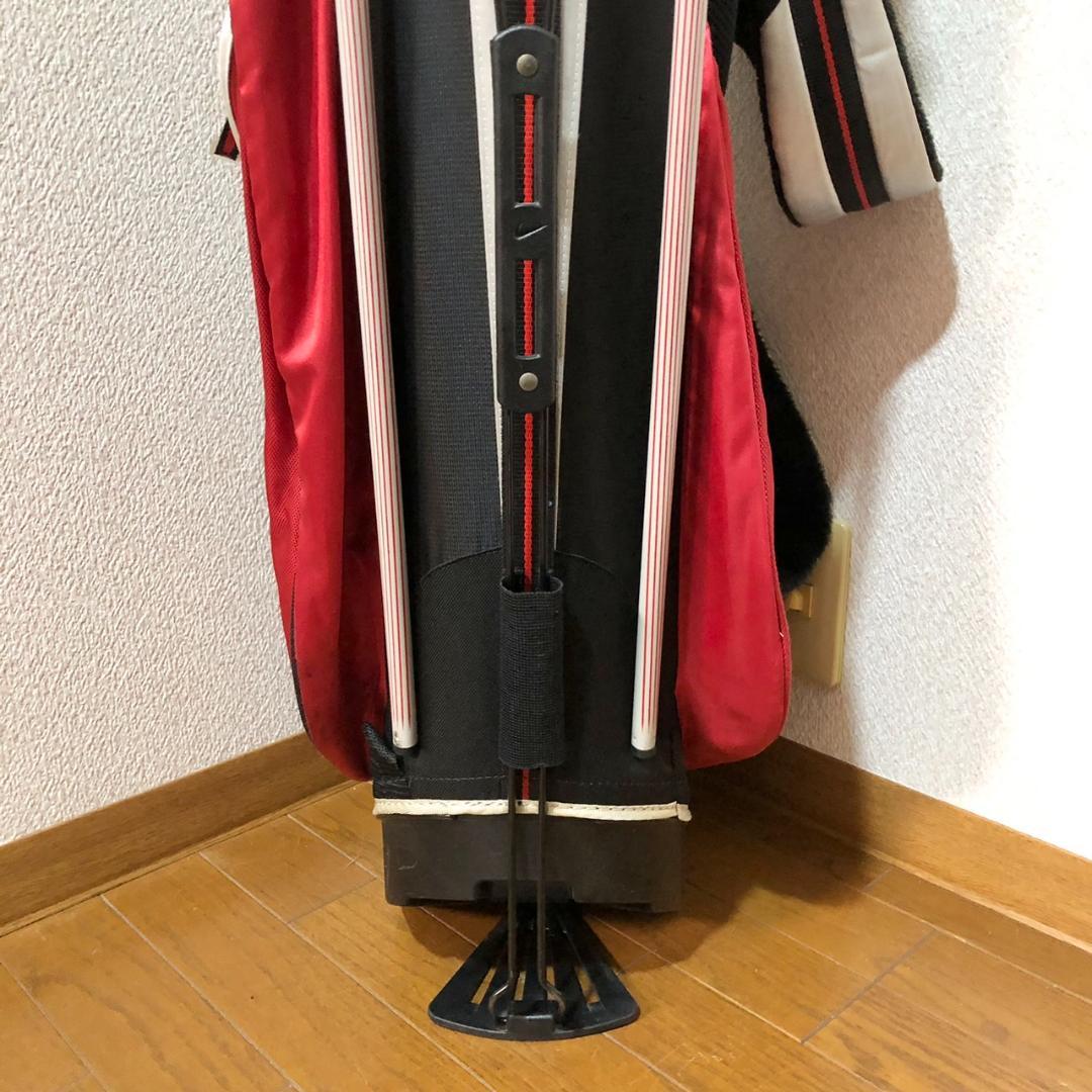 【希少】 NIKE ナイキ ゴルフ キャディバッグ スタンド型 6分割 レッド