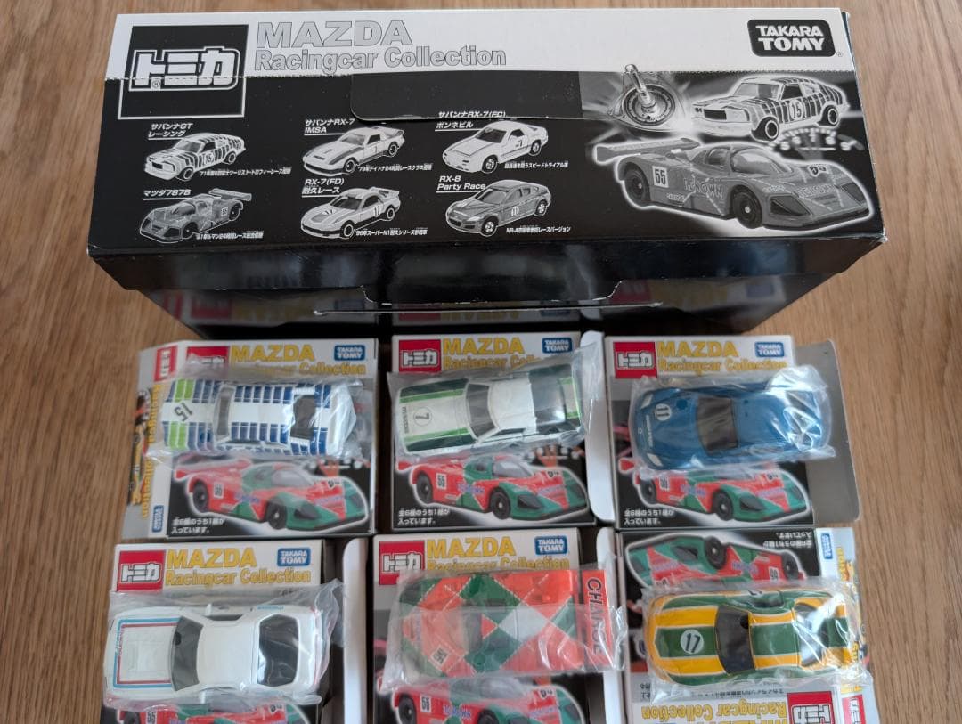 トミカ　マツダ　レーシングカー　コレクション　6台セット　外箱付　TOMICA