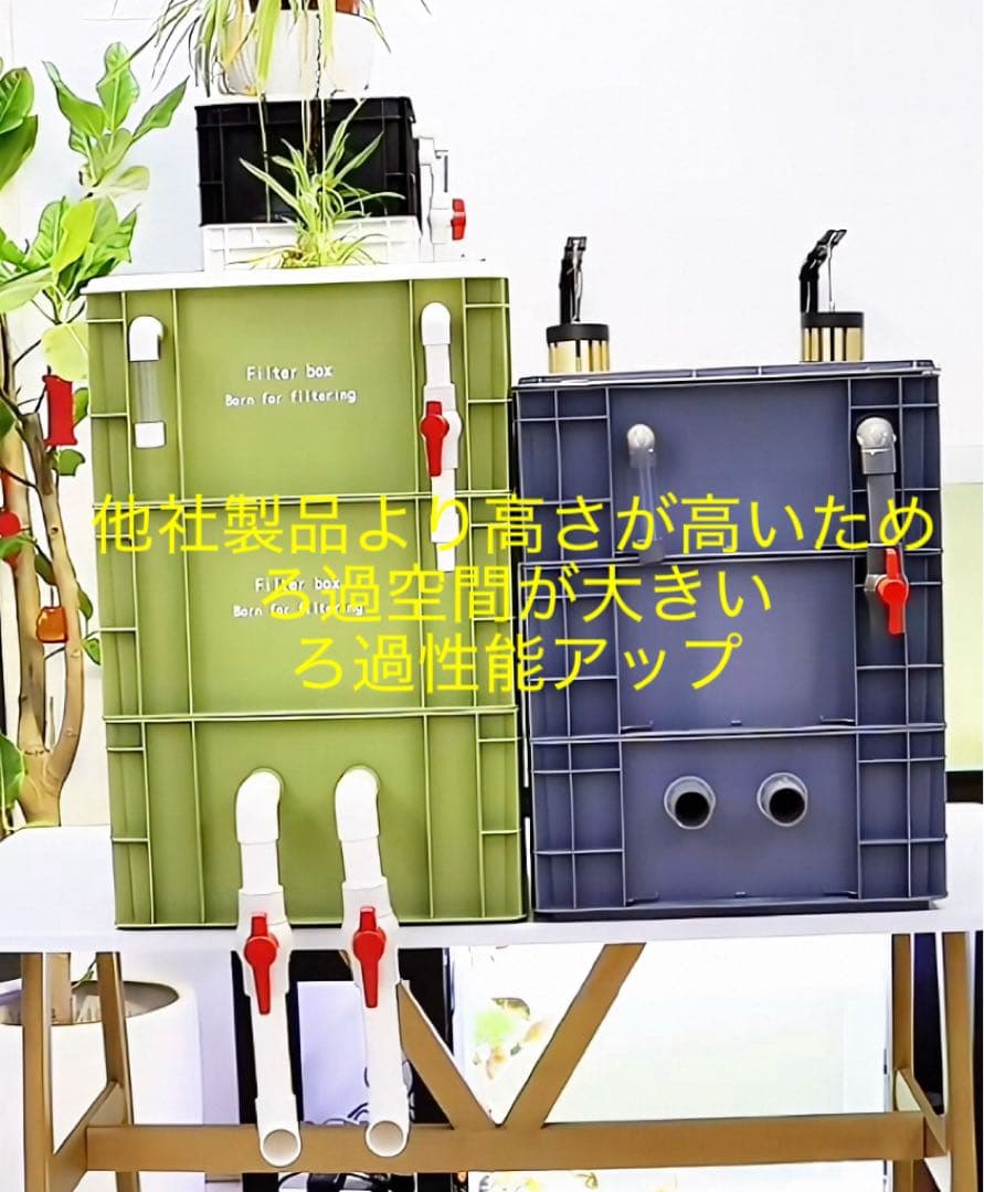 【えい2】水中ポンプお任せ濾過材付きフルセット 水槽池用濾過器フィルター