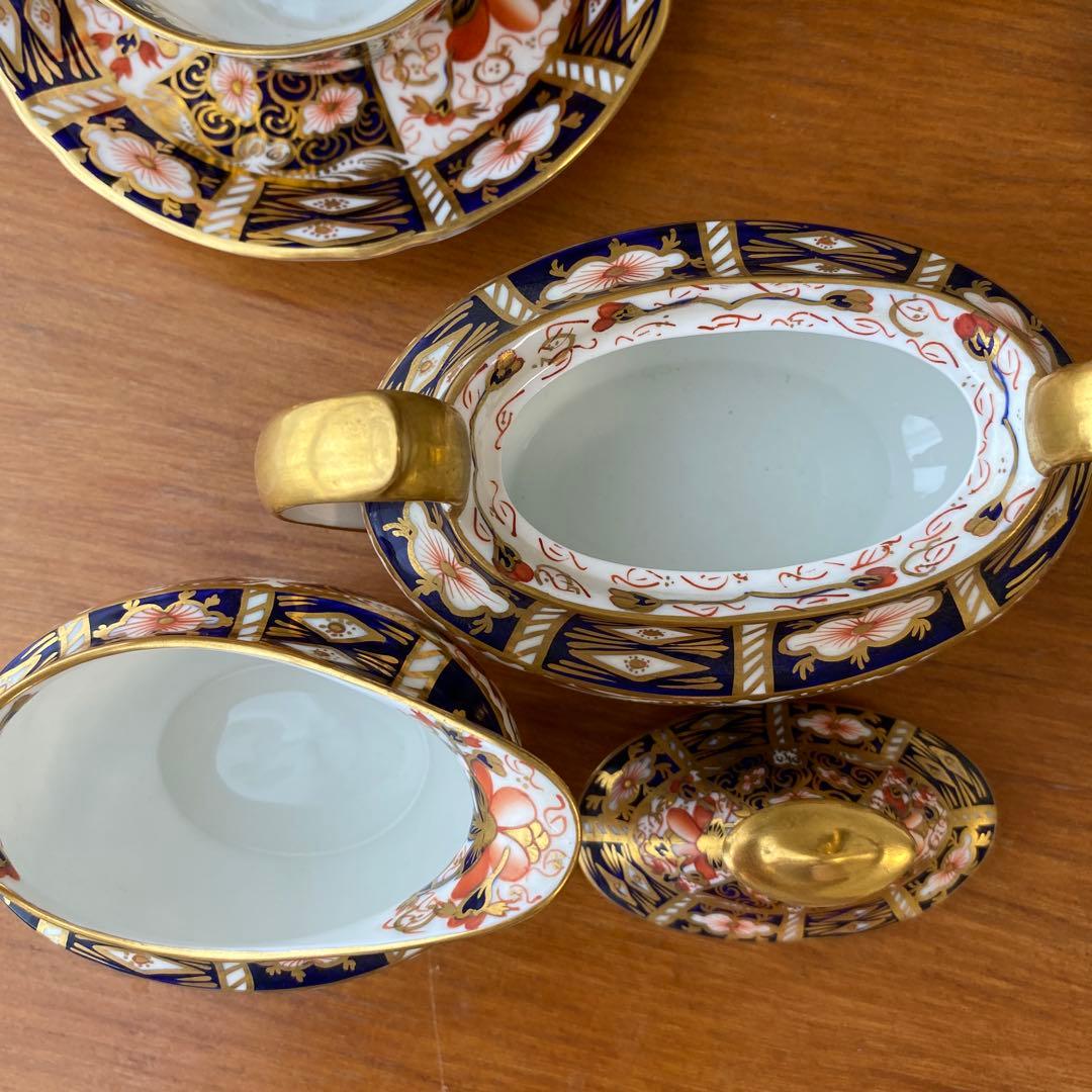 ロイヤルクラウンダービー　トラディショナルイマリ　古伊万里　5人用　ティーセット