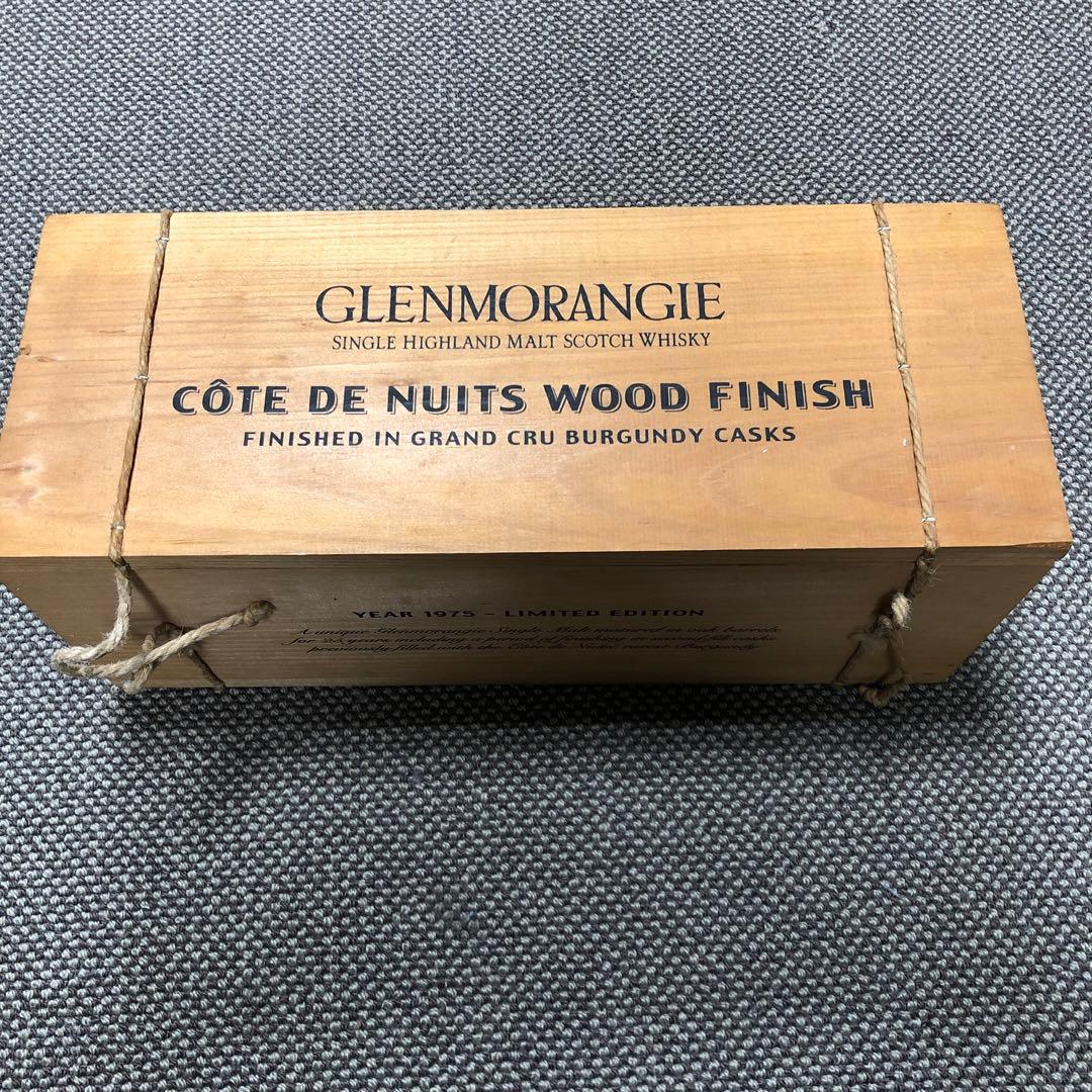 GLENMORANGIE 1975 LIMITED EDT 空ボトル、木箱