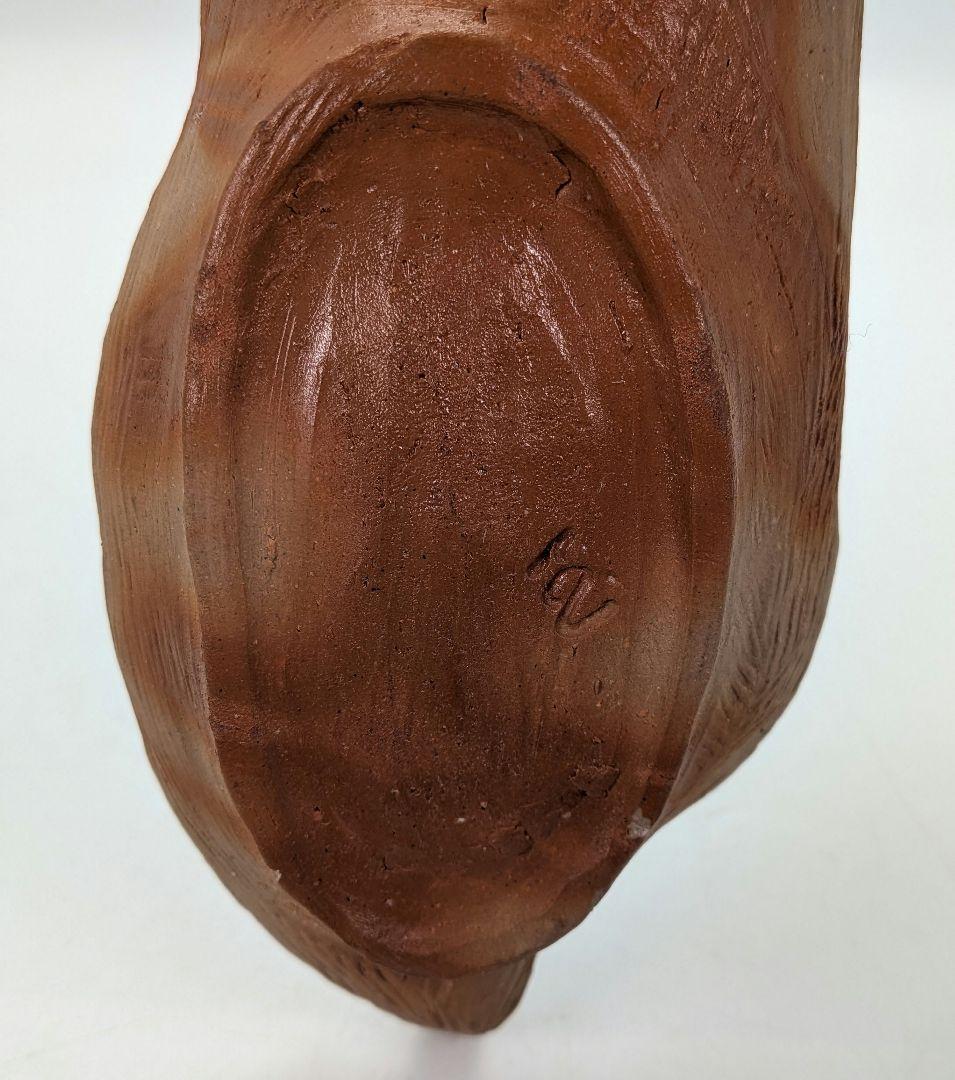 備前市無形文化財 木村玉舟 備前焼 緋襷葉皿 食器 皿鉢 中鉢 菓子器 菓子皿