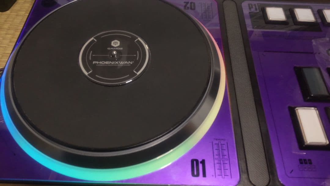 ビートマニア DAO PHOENIXWAN LMT 三和ボタン 静音化 パープル