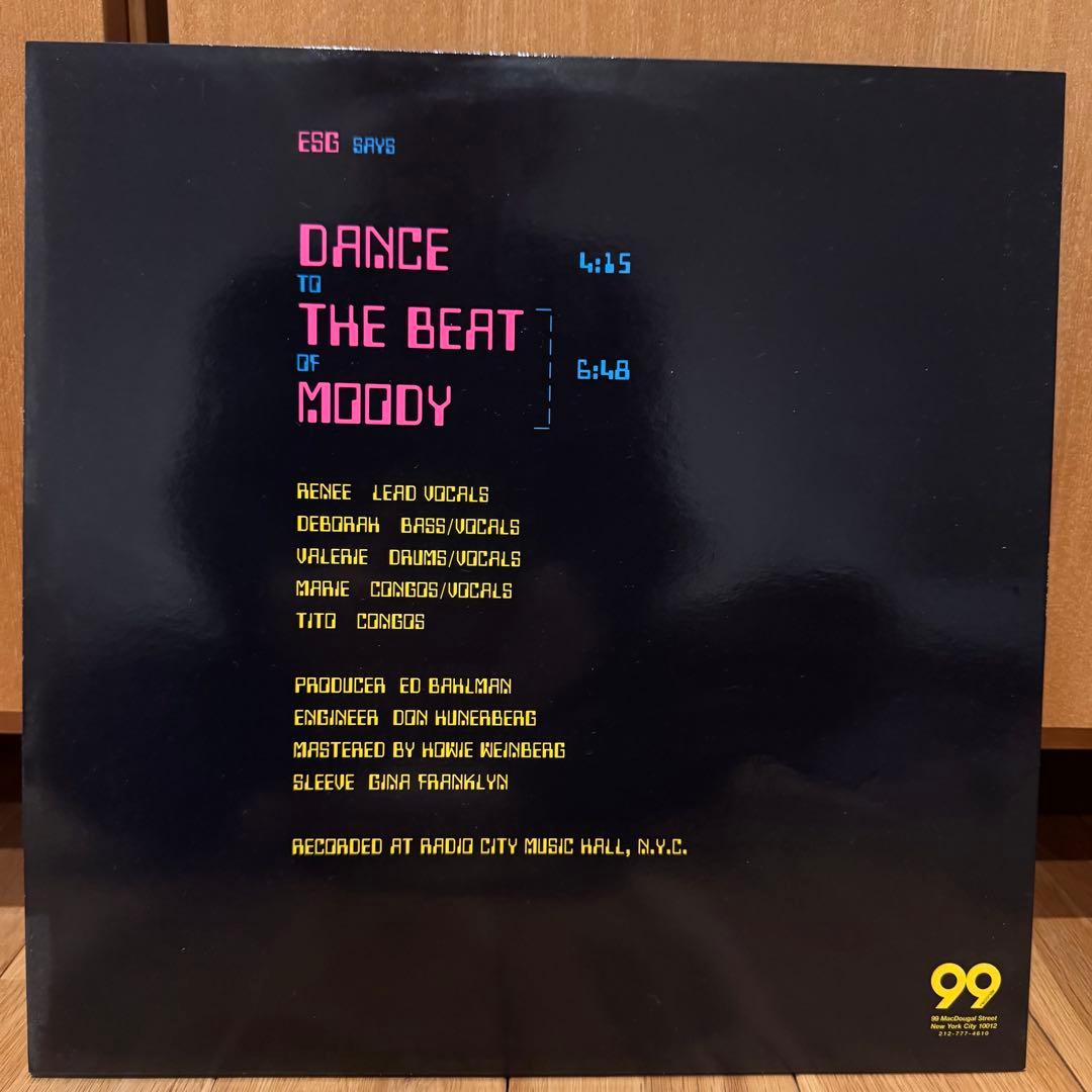 ESG Dance to the Beat of Moody 12インチレコード