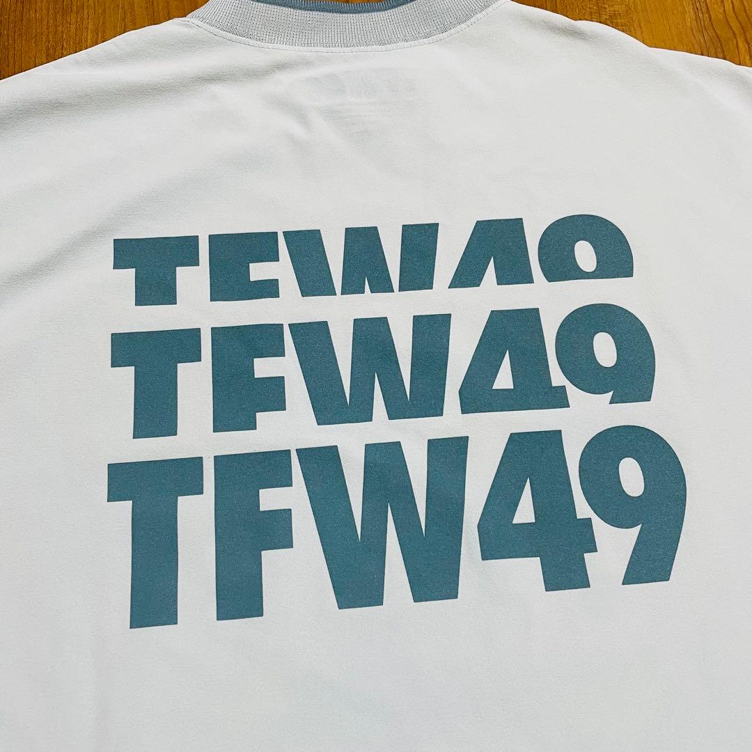 TFW49 モックネック　Tシャツ ライトグレー　M junhashimoto