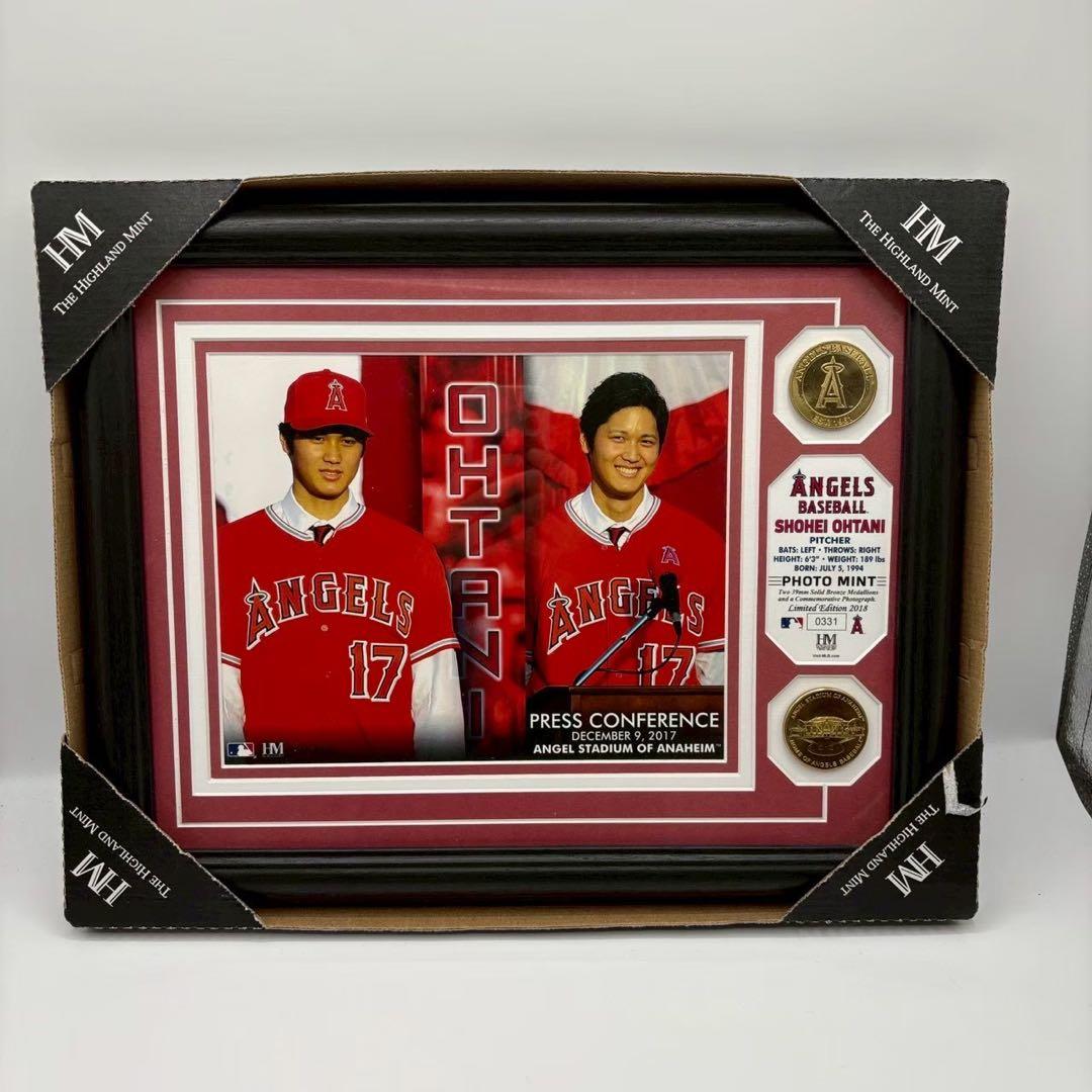 大谷翔平 フォトミント フレーム 記念パネル 限定品 Highland Mint