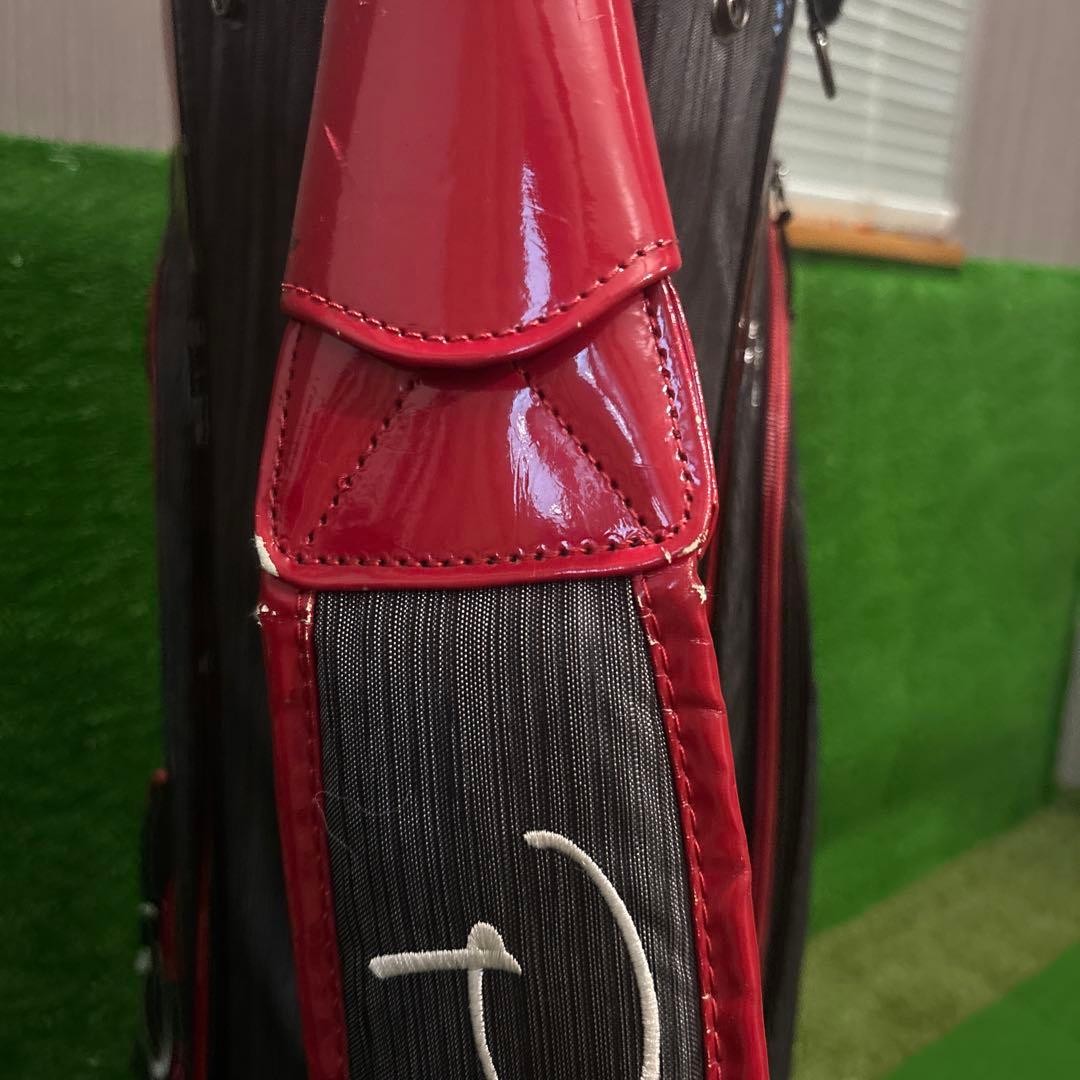 Piretti キャディバッグ 黒/赤