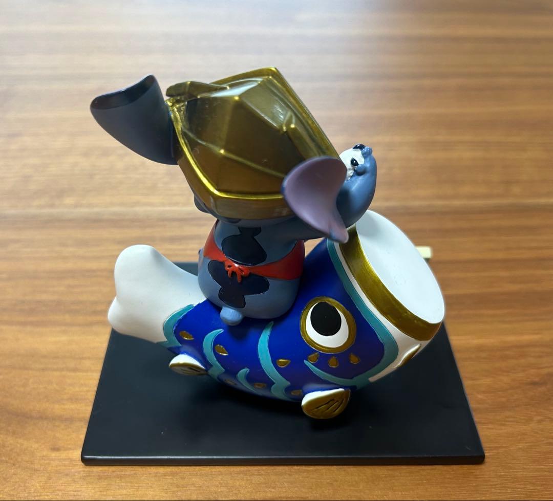 スティッチ　五月人形　兜&鯉のぼり　フィギュア