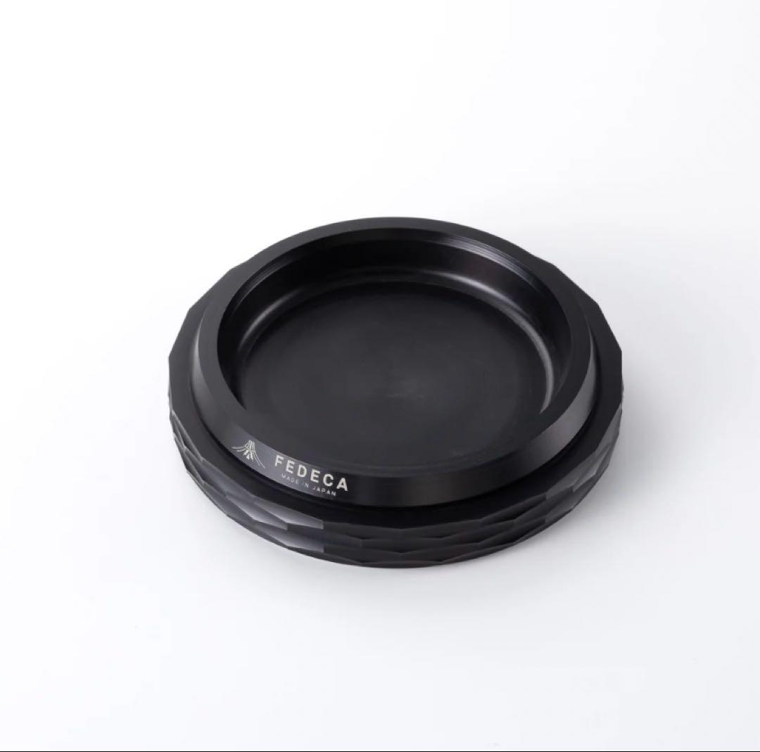 【新品未使用】FEDECA ダブルウオ一ルグラス ＆コ一スタ一兼蓋×2セット