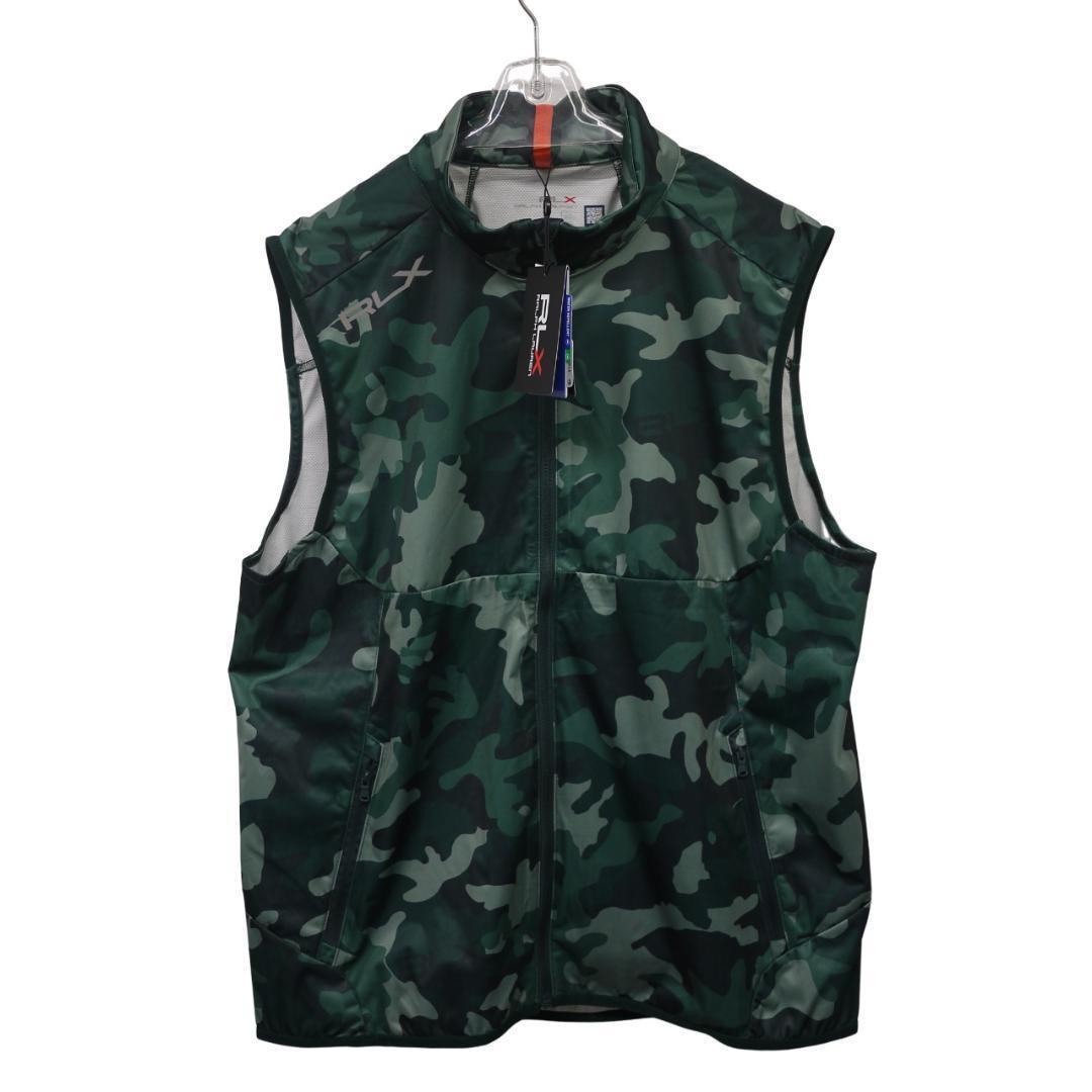 新品 RLX ラルフローレン 撥水 ストレッチ フルジップ ベスト L