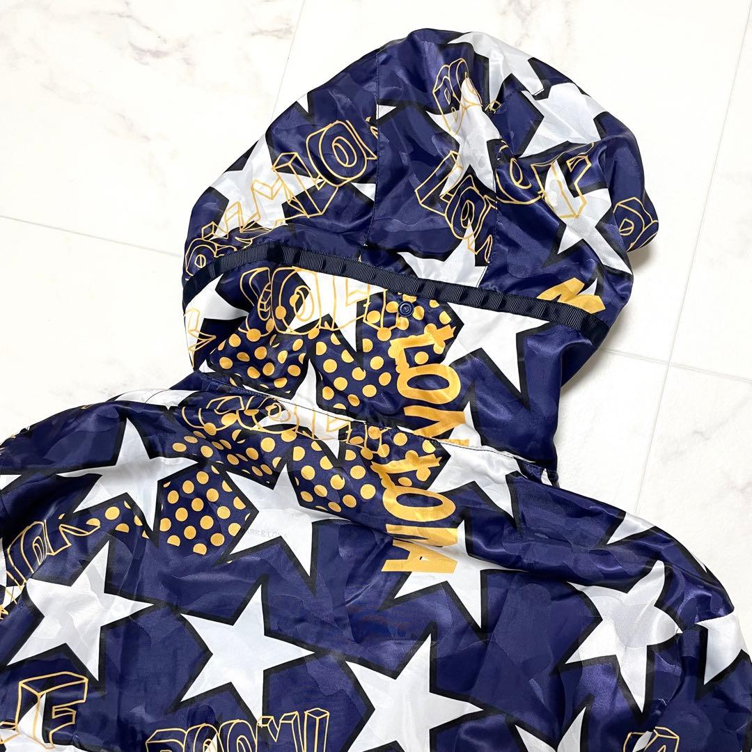 極美品 キムタク着用 マークアンドロナ ナイロンジャケット 星柄 迷彩 50