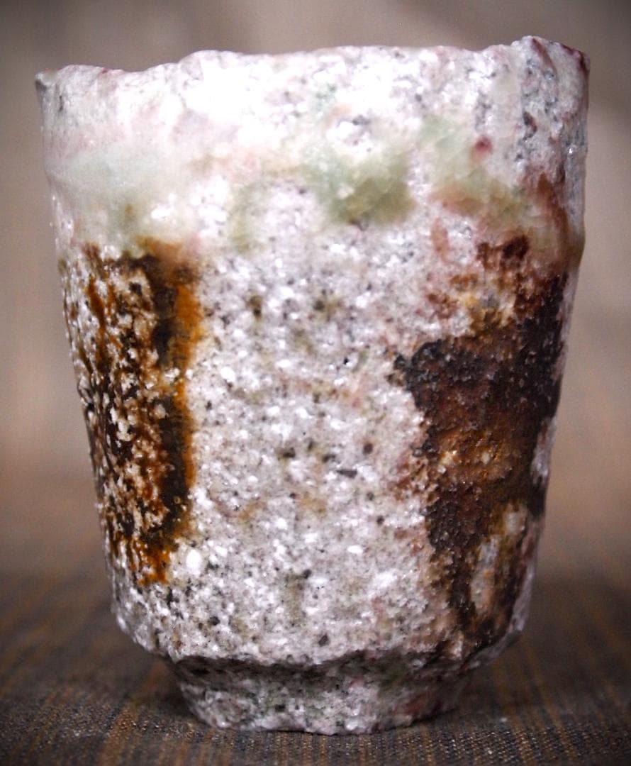 人気作家★高橋燎★信楽【窯変】焼き締め酒器A★トレインキルン薪窯