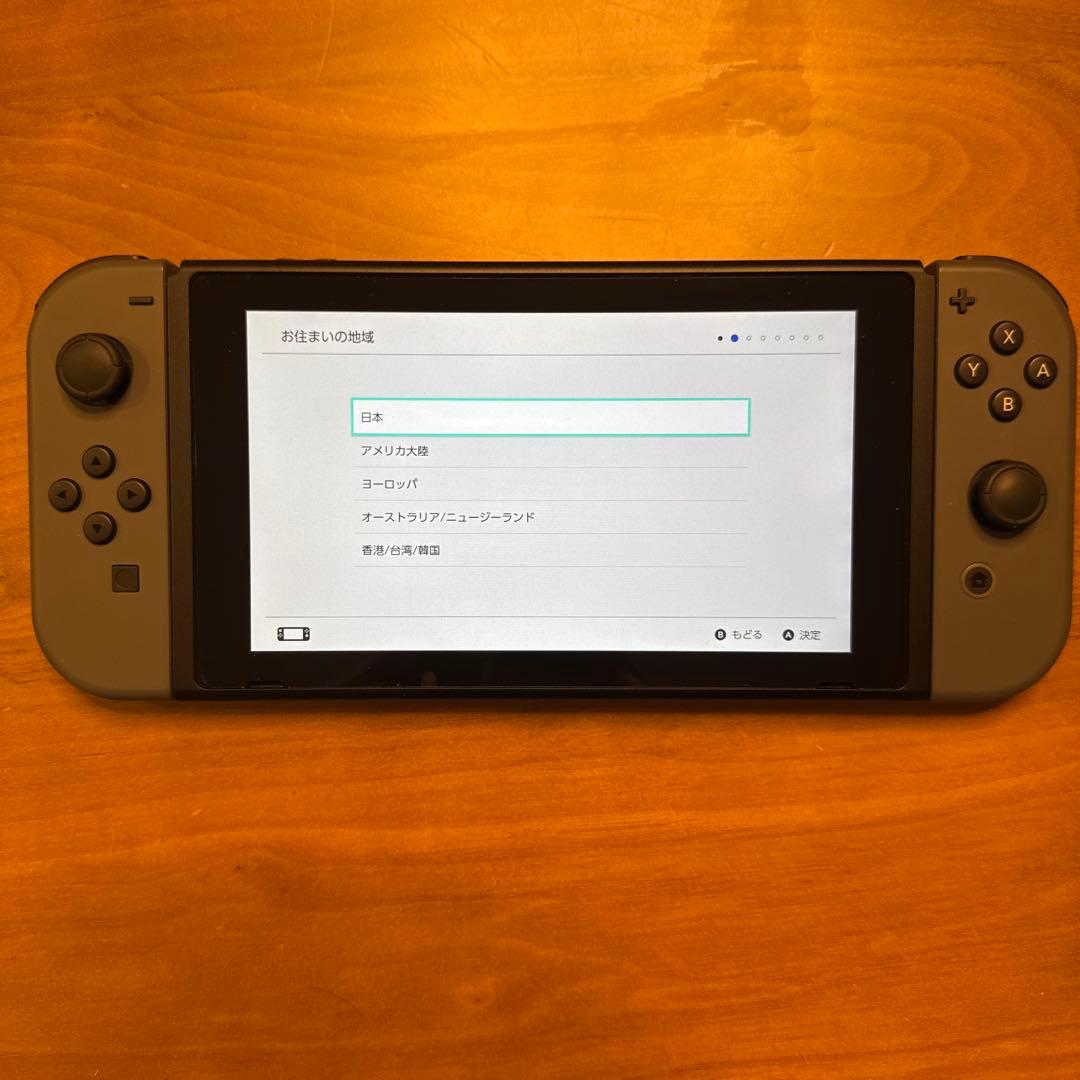 Nintendo Switch 本体グレー　MOD.HAC-001（-01）