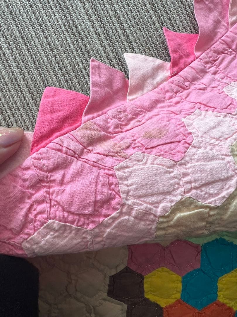 アンティークキルト✴︎フラワーバスケットキルト