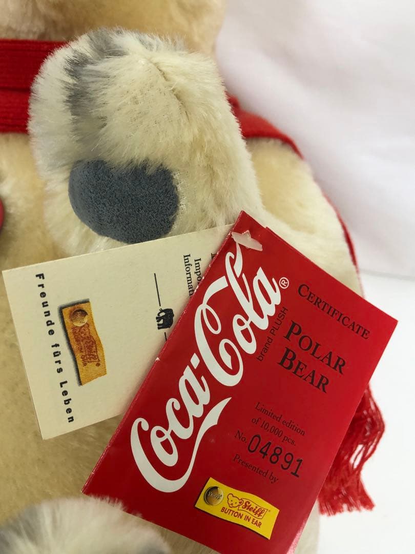 STEIFF POLAR BEAR コカコーラポーラベア ぬいぐるみ
