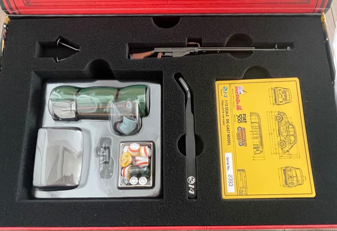 ルパン三世 カリオストロの城 FIAT 500 1/12スケール ミニカー