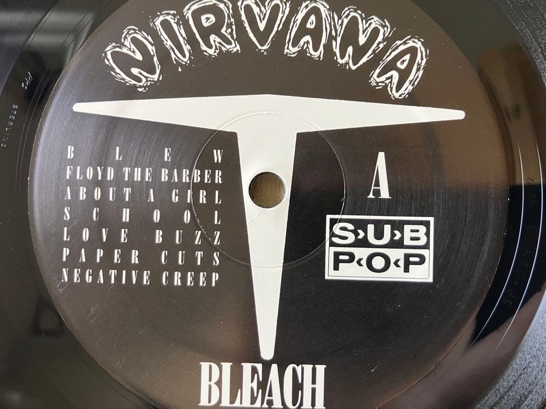 【アナログLPレコード】Nirvana – Bleach・オルタナ・グランジ