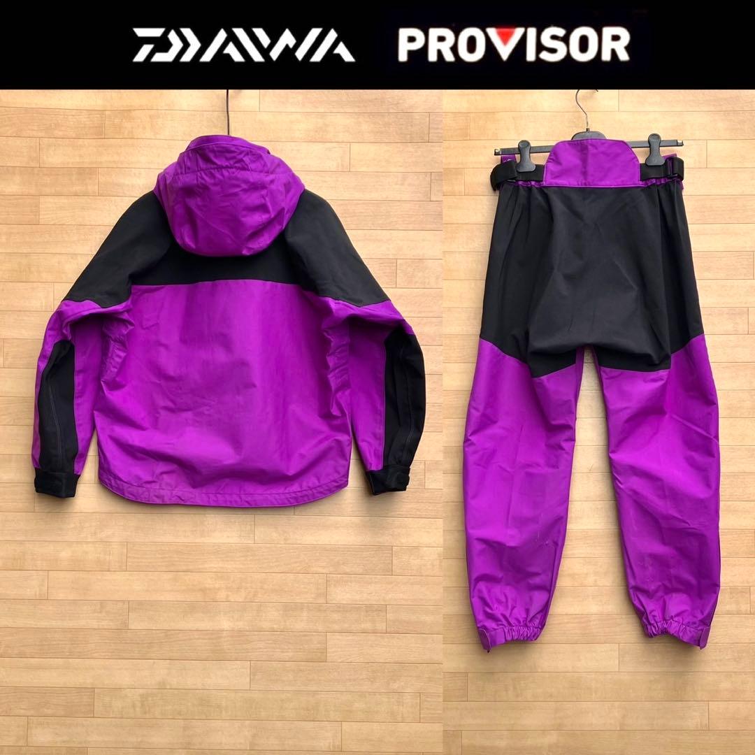 ダイワ ゴアテックス フィッシングスーツ M レインスーツ 紫 GORE-TEX