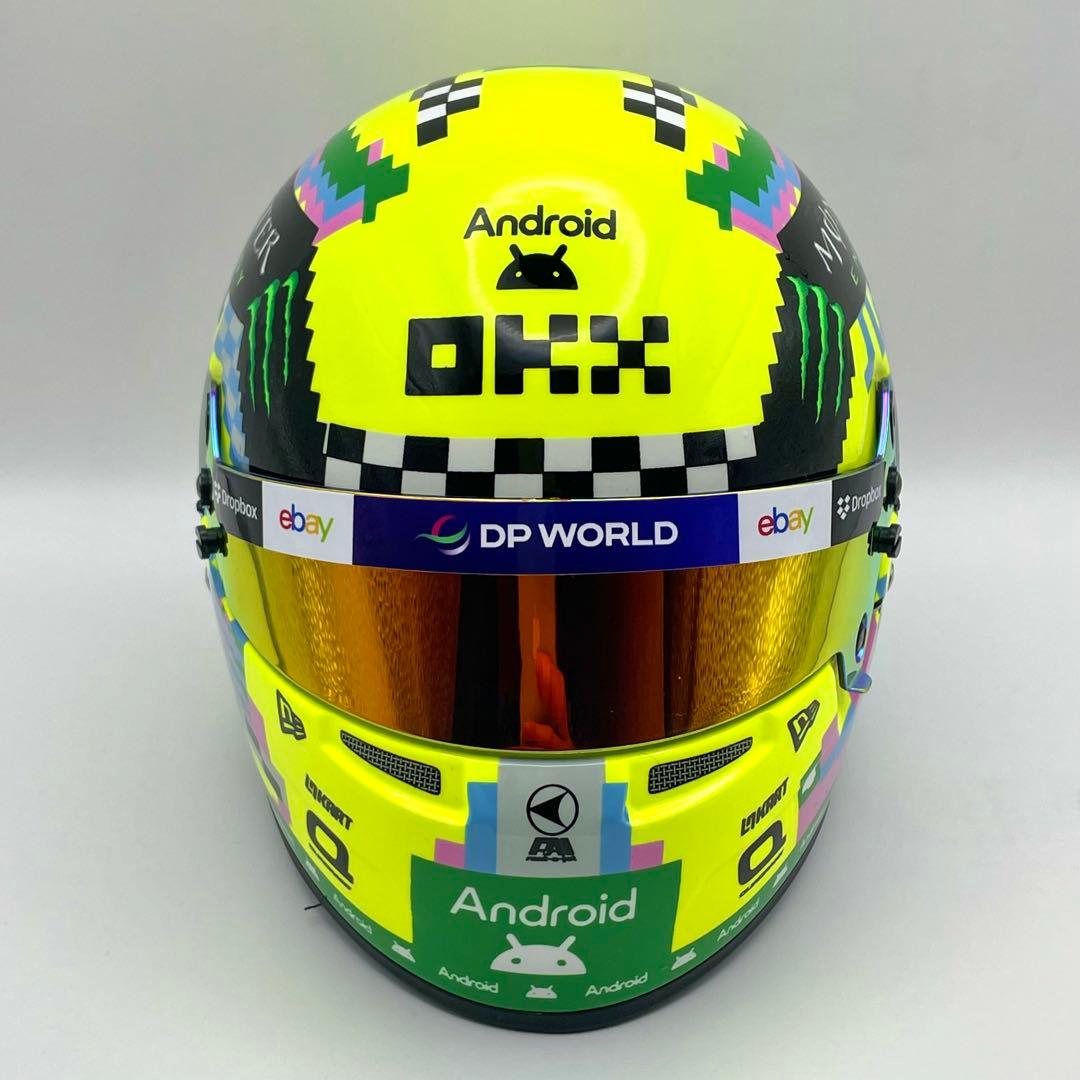 1/2ヘルメット マクラーレン F1 ランド・ノリス 2024年 イギリスGP