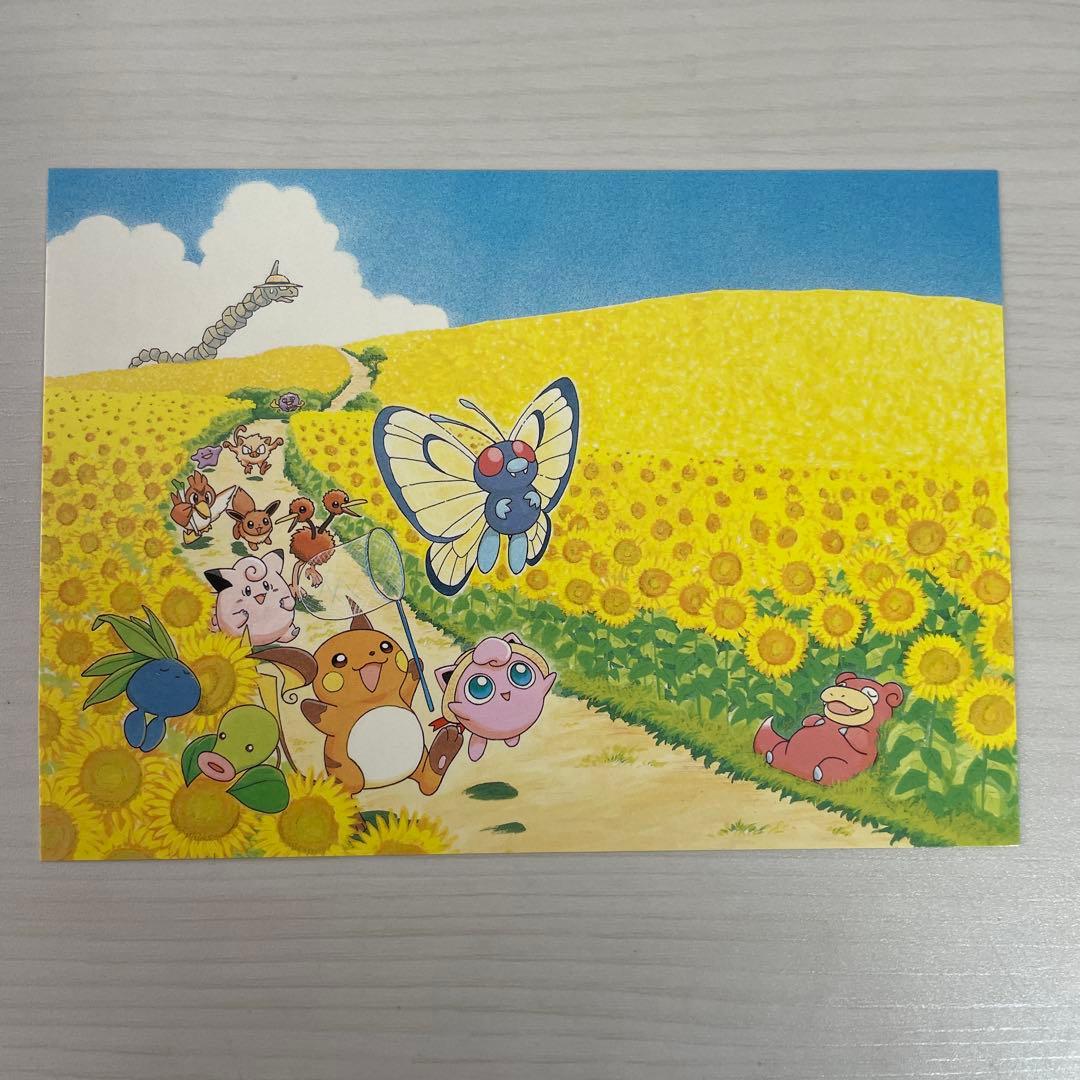 美品 ポケモン　ピカチュウのなつやすみ　ポストカード