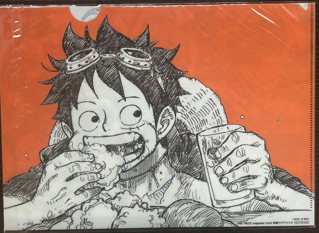 ワンピースマガジンVol.6当選品★特製クリアファイル★２種セット★ルフィ★ゾロ