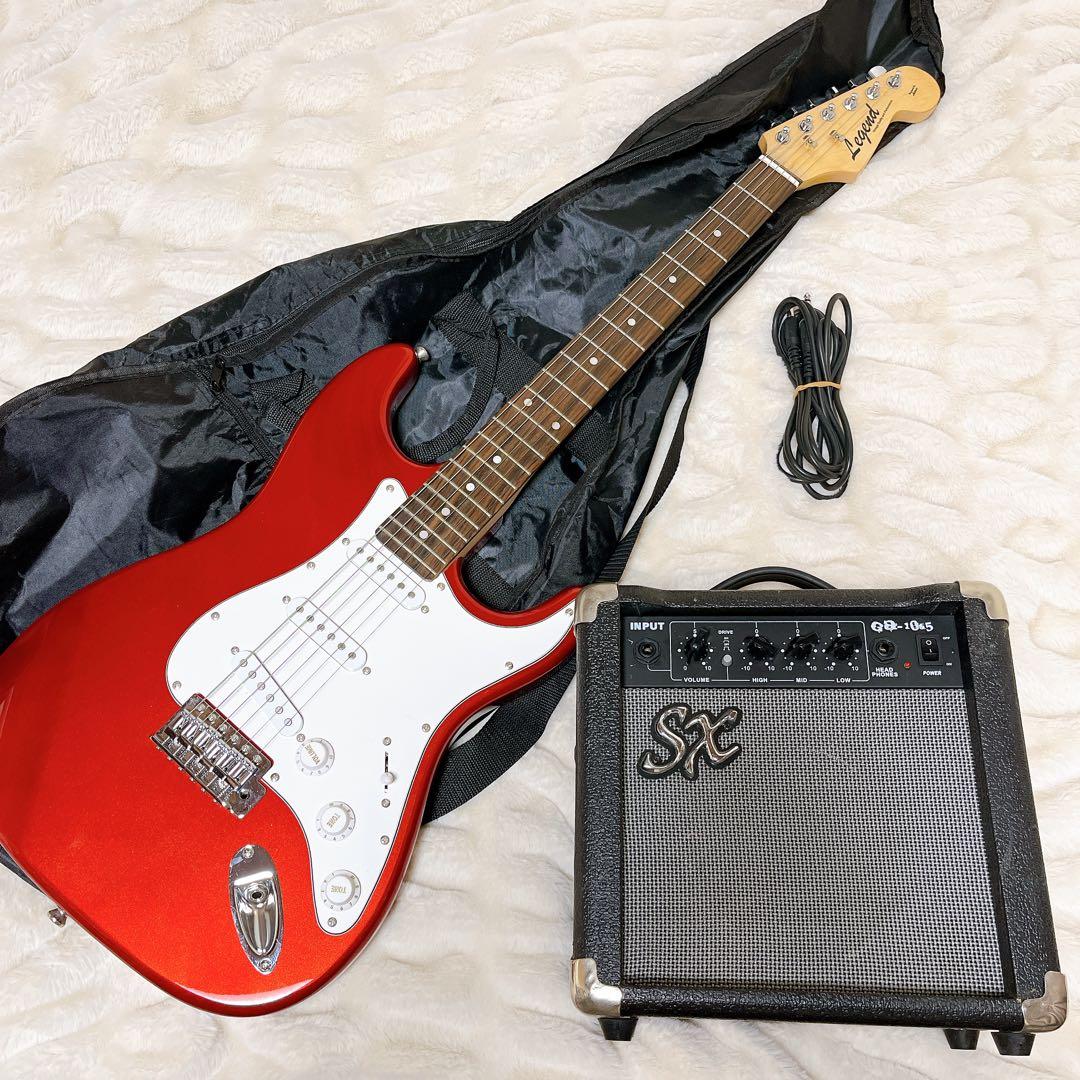 Regend レジェンド 初心者向けギター ストラトキャスター レッド