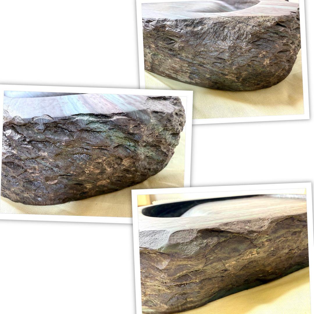 未使用 箱付き 赤間硯 赤間紫金石 昭竜山作 約3キロ