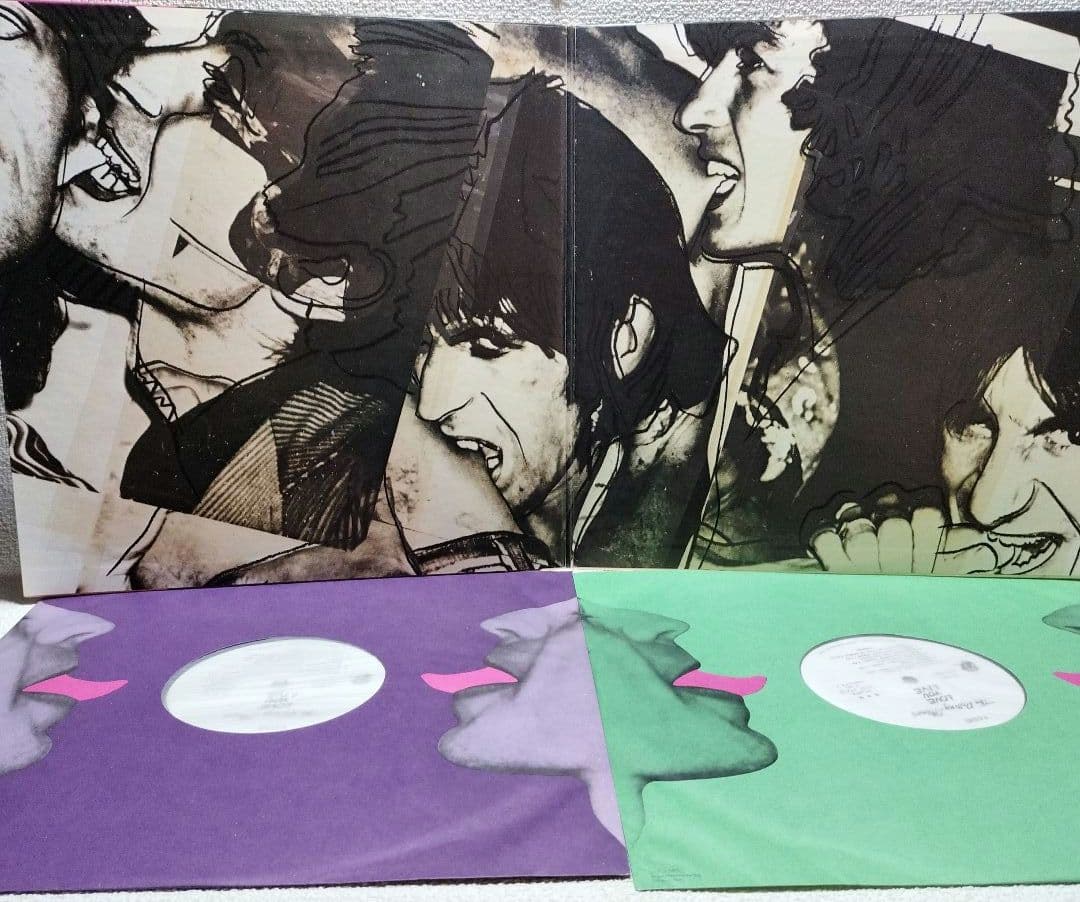 『ＬＯＶＥ ＹＯＵ ＬＩＶＥ／ＴＨＥ ＲＯＬＬＩ…』帯付・２枚組見本盤【中古ＬＰ