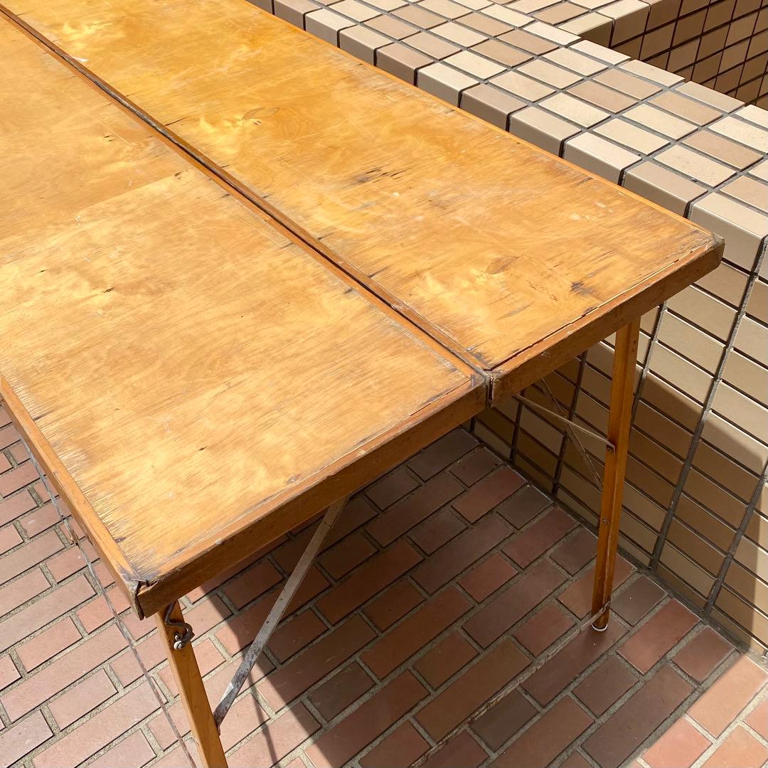 フォールディングテーブル★折り畳み式テーブル★USAビンテージアメリカ★机/家具