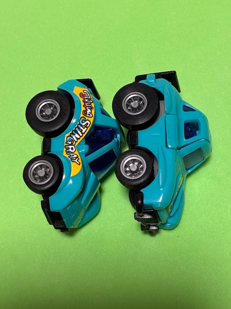 チョロQ、2台セット・ミントグリーン