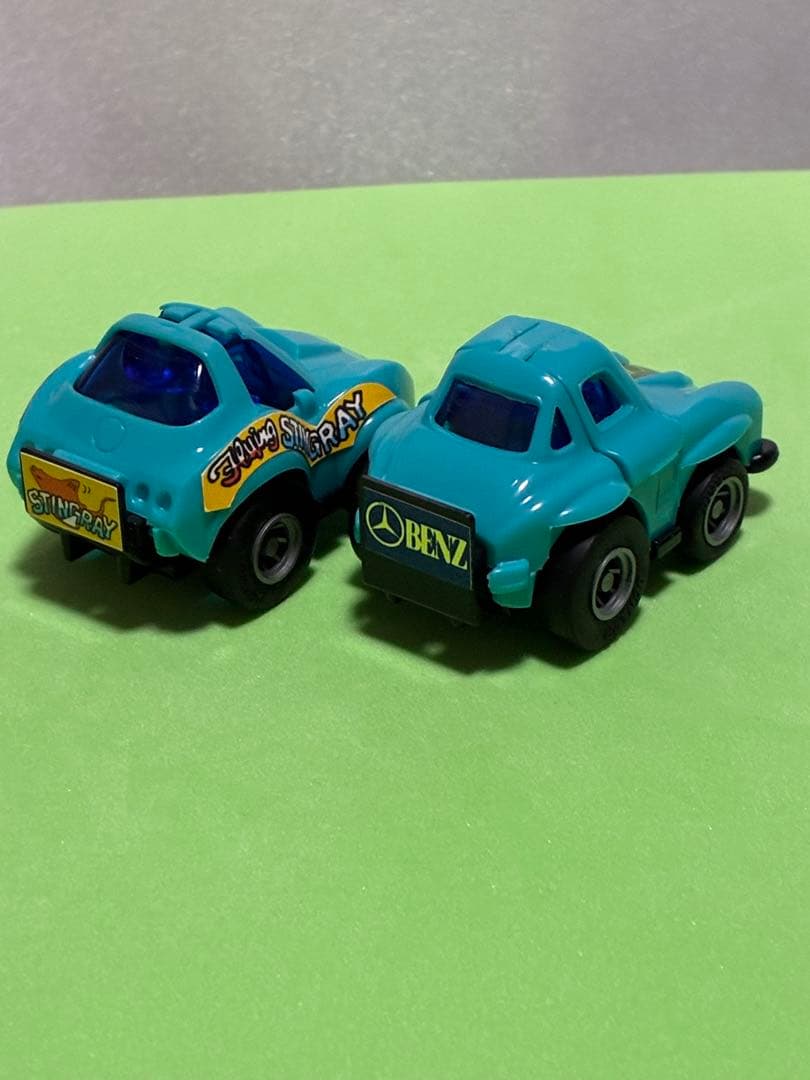 チョロQ、2台セット・ミントグリーン