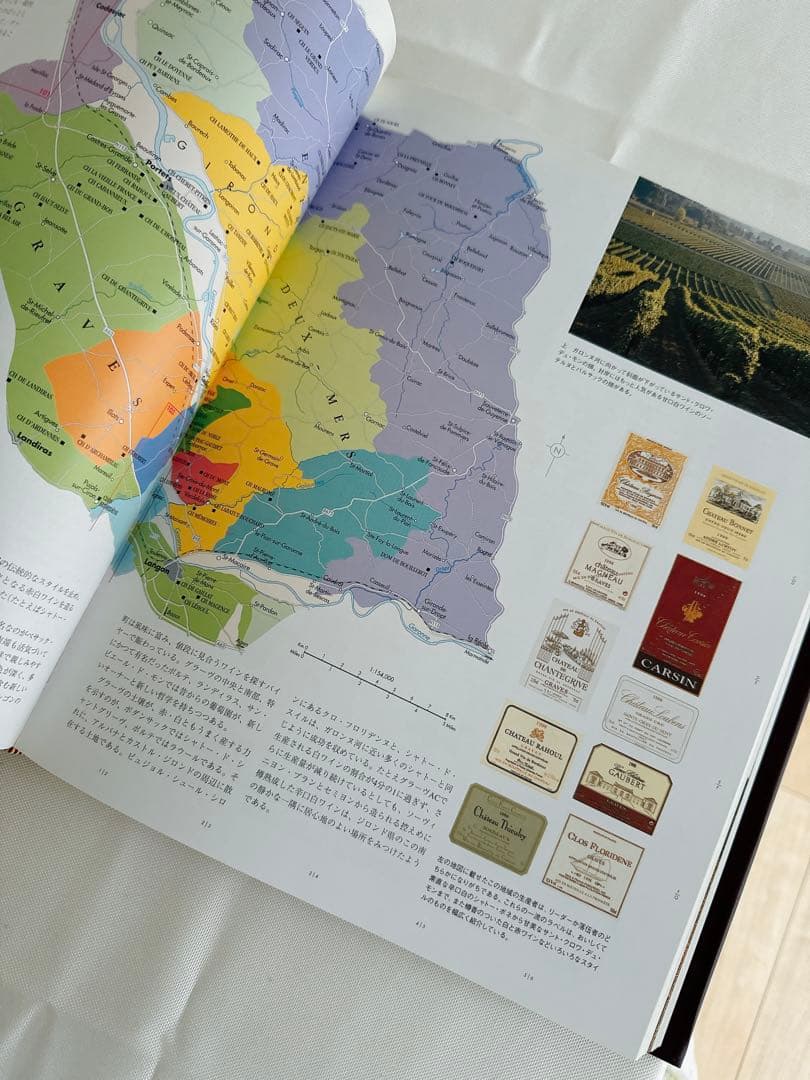 【美品大型本】地図で見る世界のワイン/ヒュー・ジョンソン　ジャンシス・ロビンソン