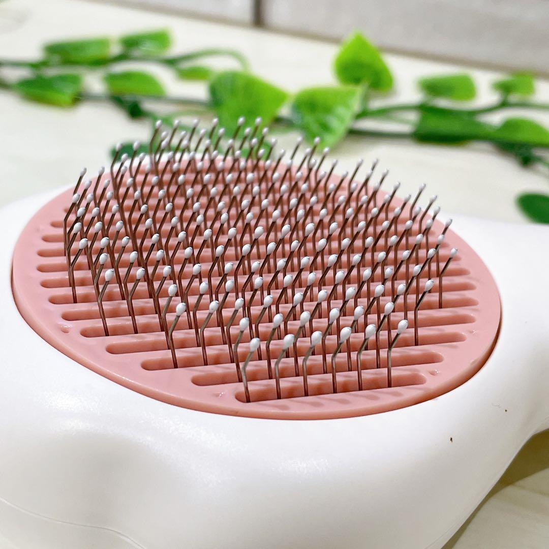 猫ブラシ 抜け毛用 スリッカーブラシ 長髪または短髪猫用