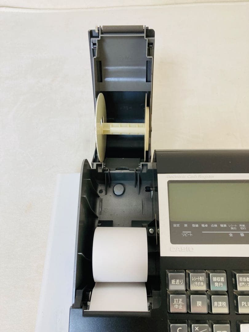 カシオ　CASIO　電子レジスター　レジ　TE-300　TE300　黒色ブラック
