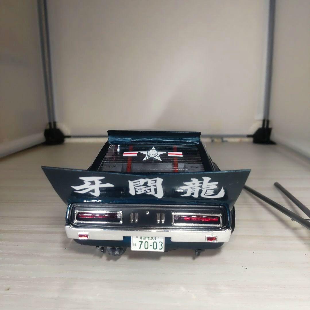 アオシマ1/24ケンメリ２Dr改！街道レーサー（レッドブル仕様）塗装済完成品！