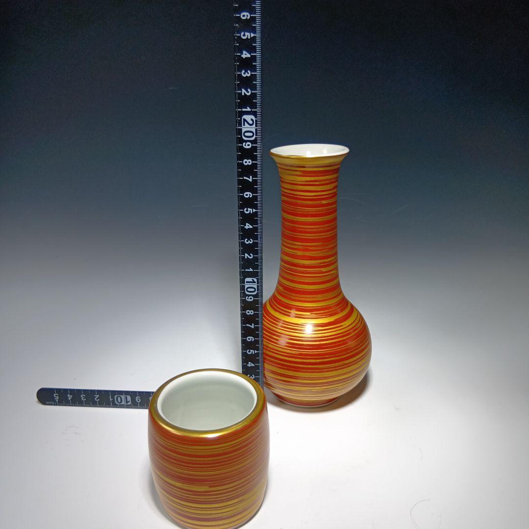 茶道具　手塚祥堂　色絵金彩台子皆具一式　共箱　美品