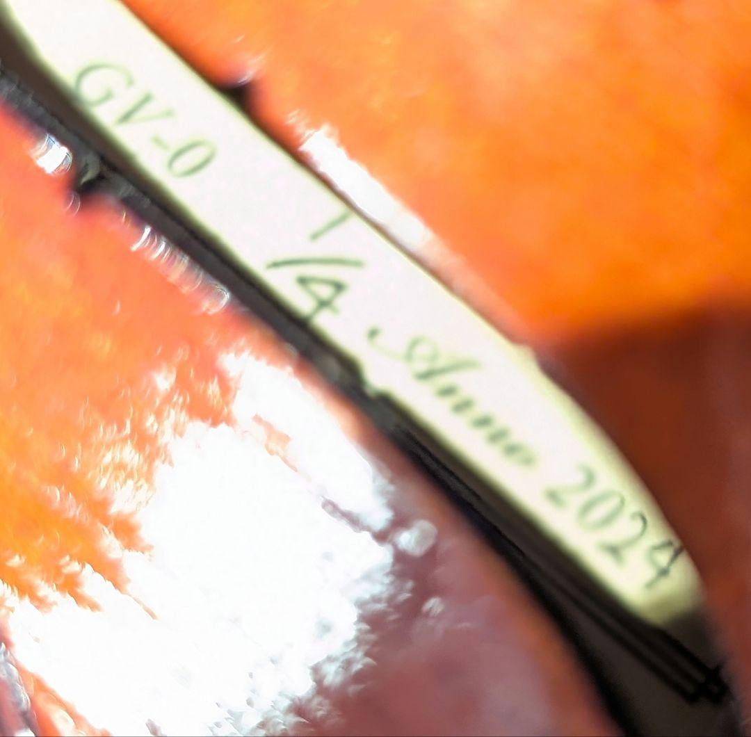 急なセッションにGrazioso GV-0バイオリン1/4 2024年製 本体