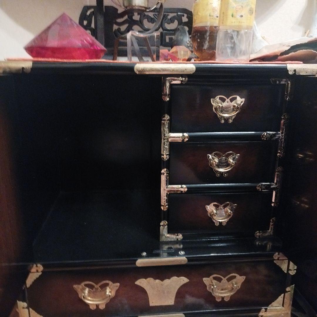アジアン家具 木製 引き出し付き