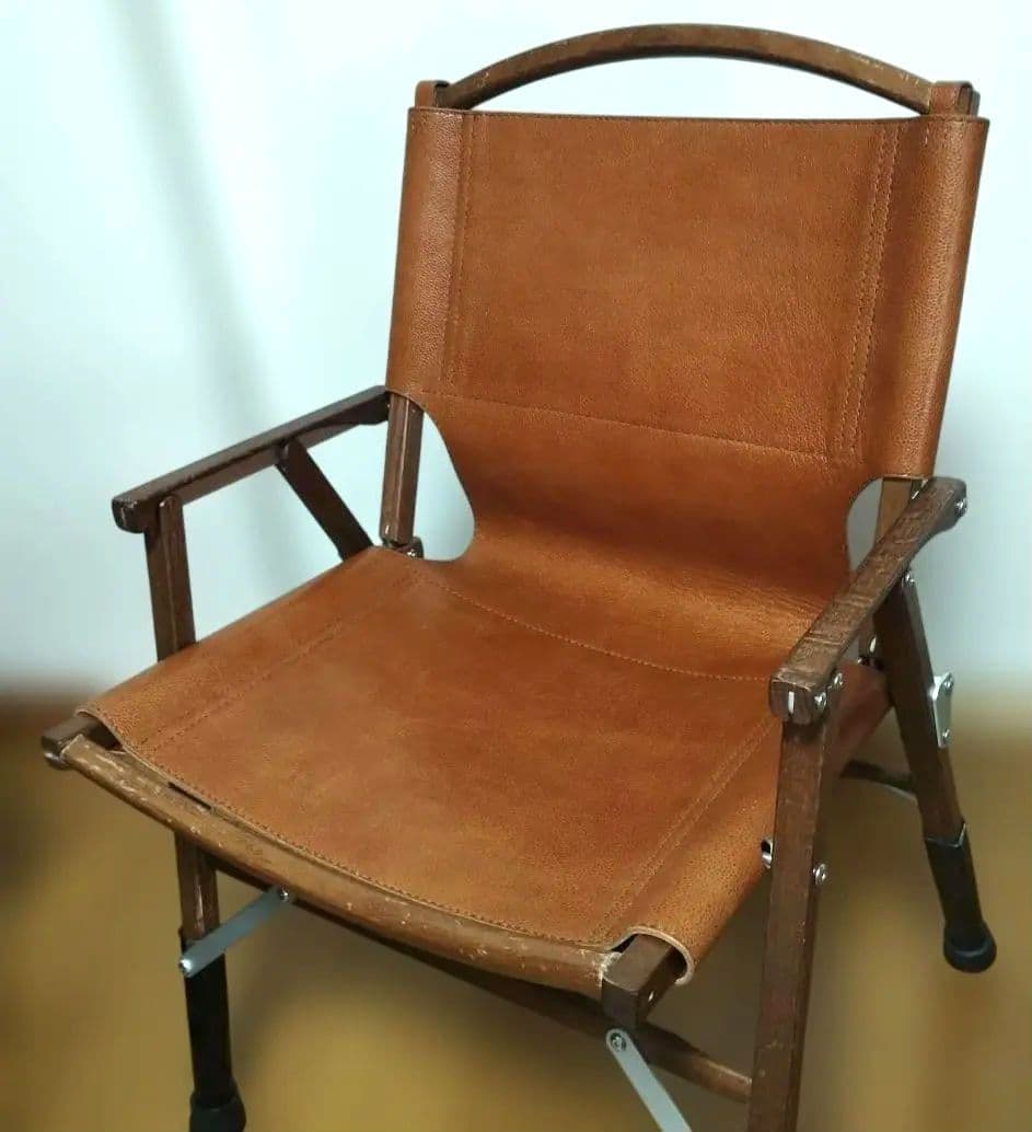 カーミットチェア用　マイスターレザーシート　ブラウン　シュリンクレザー