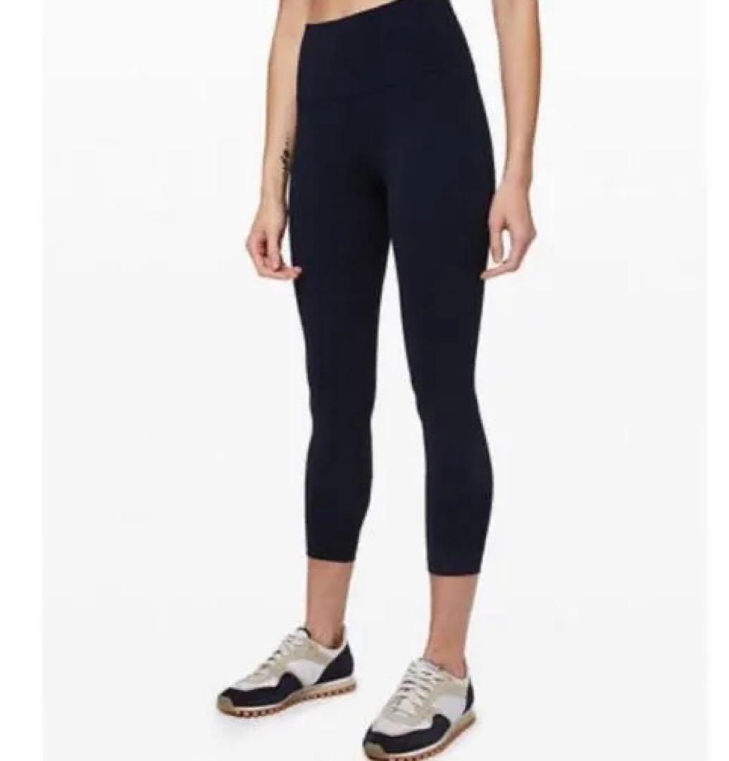 lululemon 新品未使用　ハイライズタイツ25インチ サイズ4 紺色