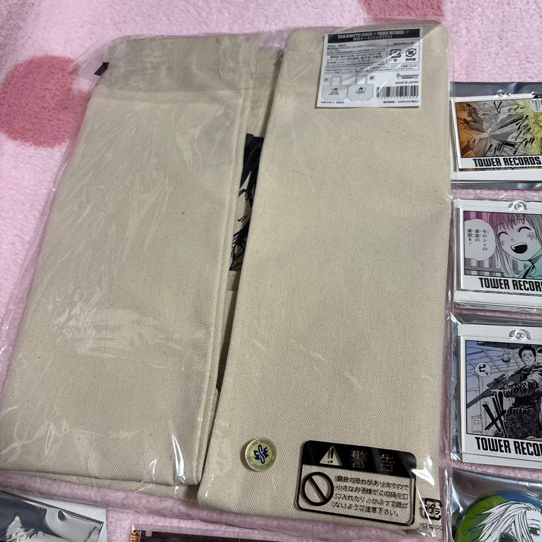 サカモトデイズ　SAKAMOTO DAYS タワレコ　バッジ　トートバッグ　原作