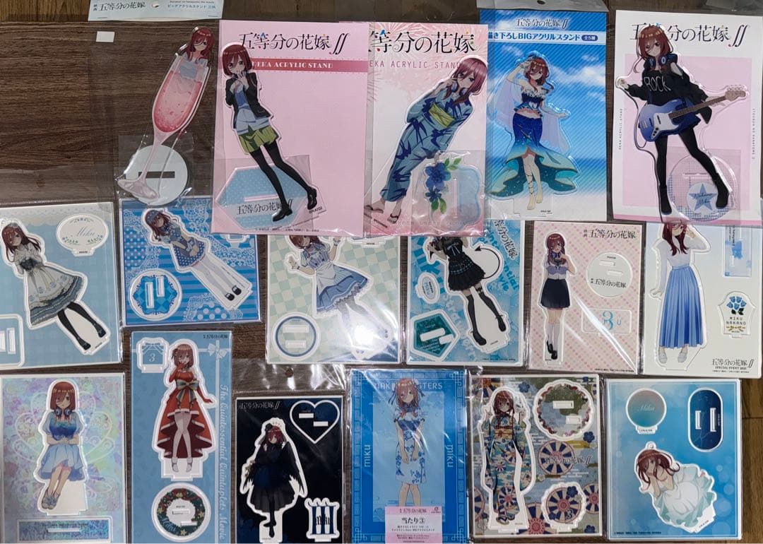 中野三玖アクリルスタンド未開封まとめ売り　（ハイチュウ懸賞）