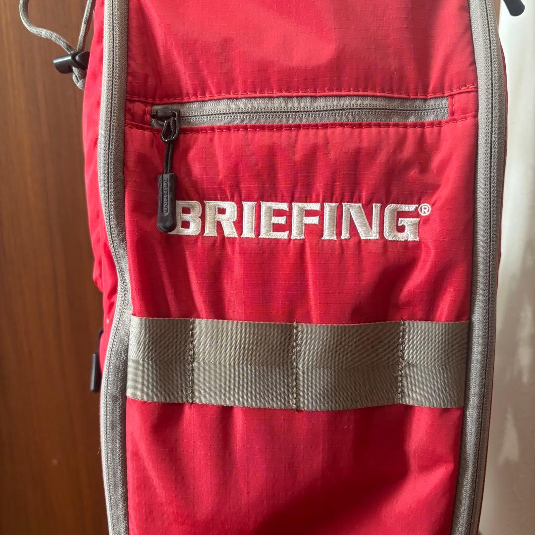 BRIEFING GOLF CR-6 レッド　キャディバッグ