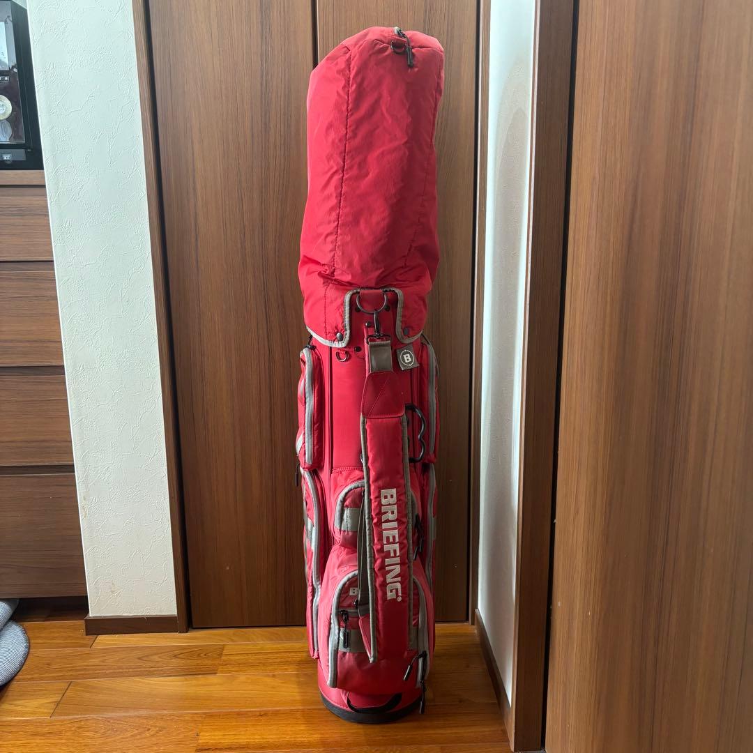 BRIEFING GOLF CR-6 レッド　キャディバッグ
