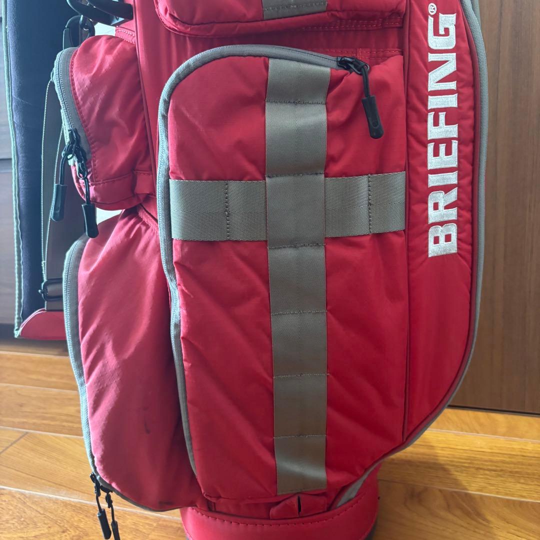 BRIEFING GOLF CR-6 レッド　キャディバッグ