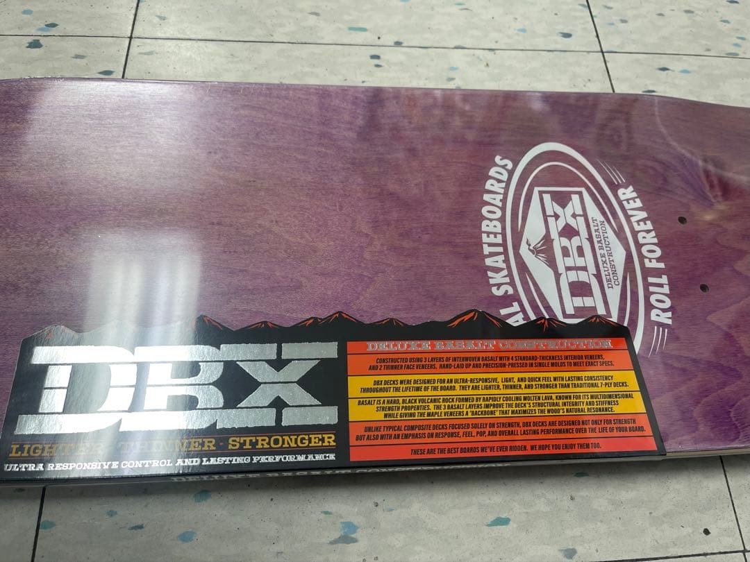 REAL OVAL BLUE FOIL DBX DECK 8.5デッキ新品送料込