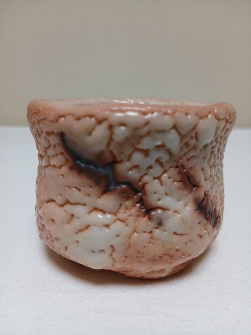 美濃焼　志野ぐい呑　水野澤三作