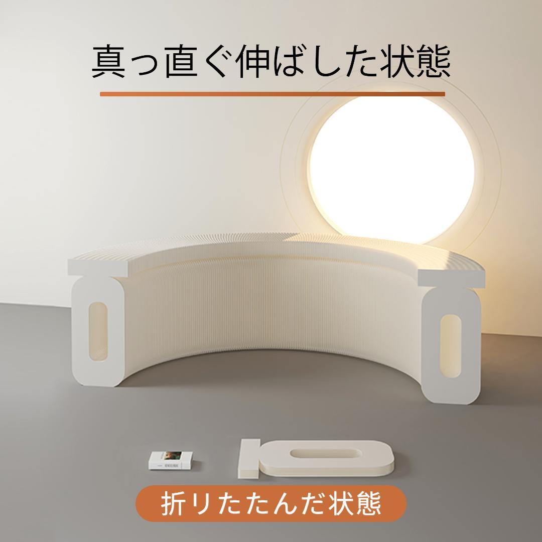 ディスプレイラック D字型展示台店舗用品 陳列台折りたたみ長さ2-3ｍ高さ98㎝