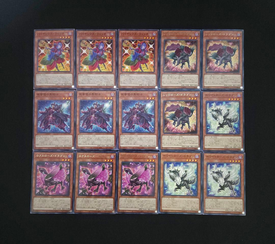 遊戯王 【本格構築‼️】ローズドラゴン 構築済みデッキ‼️